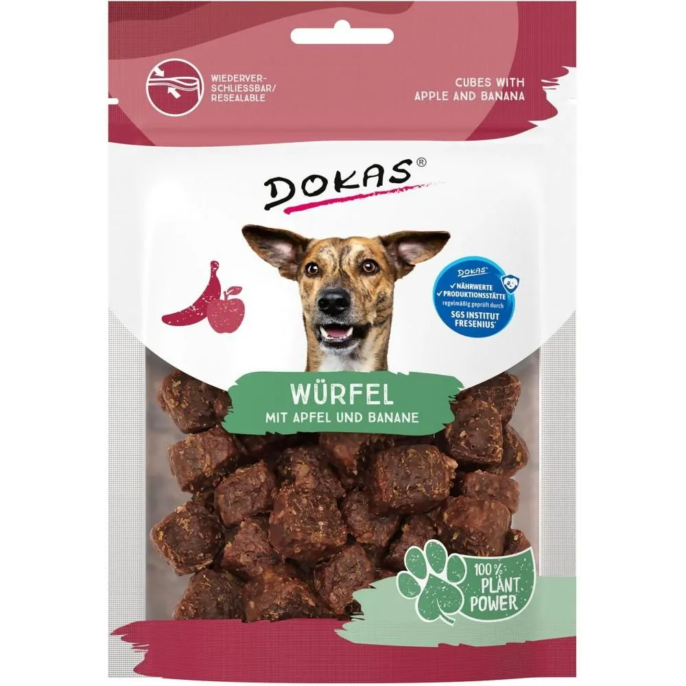 Dokas Tern med æble og banan 105 g - sunde vegetabilske hundesnacks
